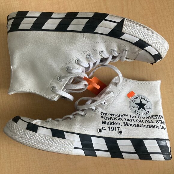 Size 11 - Converse Off-White x Chuck 70 White - Good Condition - Picture 1 of 9